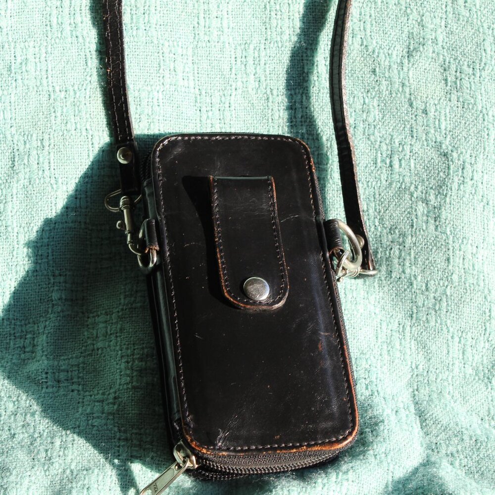 AMERICAN WEST LEATHER HAND MADE WITH SILVER ACCENTS - Picture 3 of 16